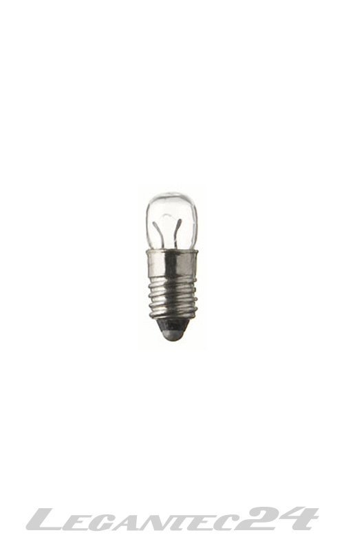 Glühlampe 60V 85mA 5W E10 10x28mm Glühbirne Lampe Birne 60Volt 85mA 5Watt neu